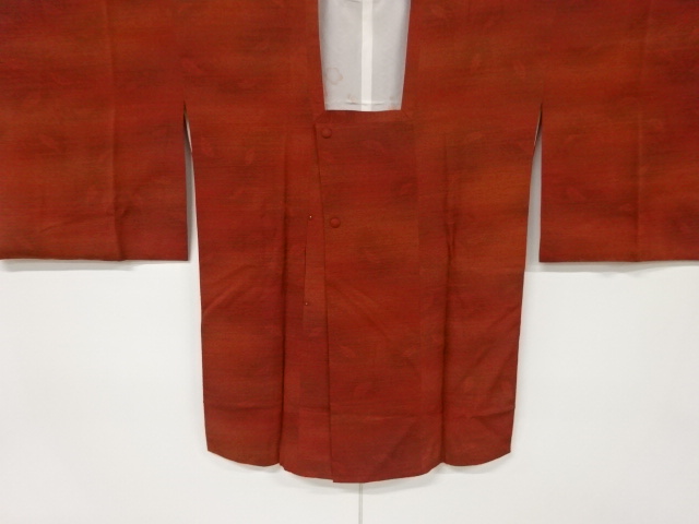 リサイクル　葉模様道行コート